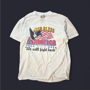 Patriotic Graphic T-Shirt - White